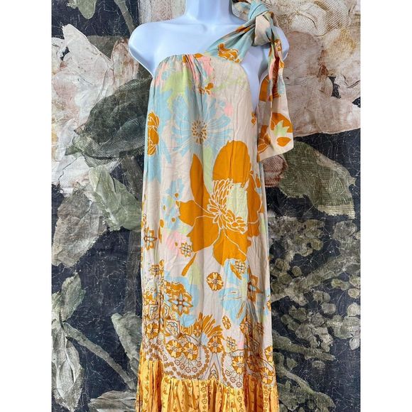 Free People Cote D Azur Maxi Dress Size S - Picture 5 of 9